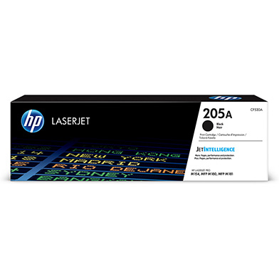 HP CF530A 205A Black Toner Cartridge (1,100 Pages)